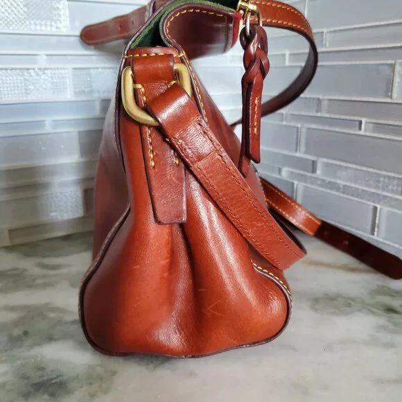 NWOT Dooney and Bourke Laurel Ginger Florentine Crossbody Bag - Picture 7 of 16